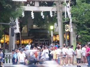 鳥越神社の宵宮